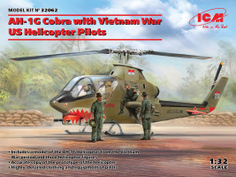 1:32 Bell AH-1G Cobra w/ Vietnam War U.S. Pilots