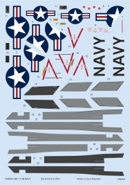 1:48 F-4B Navy Eduard Decals