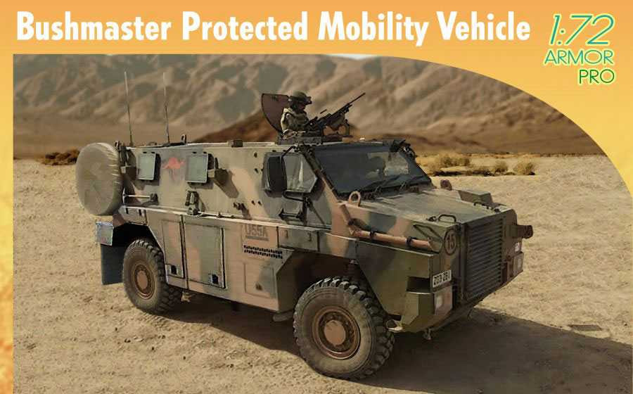 Náhľad produktu - 1:72 Bushmaster Protected Mobility Vehicle