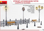 1:35 Street Accessories w/ Lamps & Clocks
