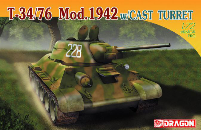 Náhľad produktu - 1:72 T-34/76 Mod. 1942 w/ Cast Turret