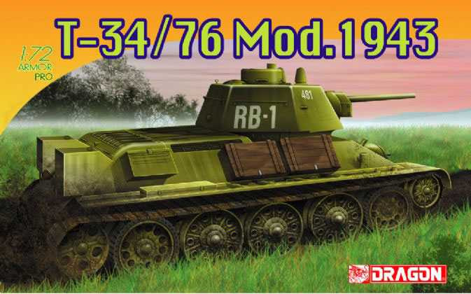 Náhľad produktu - 1:72 T-34/76 Mod. 1943