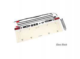 1:10 Traxxas Drag Slash: Zadné LED osvetlenie, tailgate trim čierny