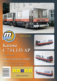 1:43 Karosa C734.135 AP, SPOJE (vystrihovačka)
