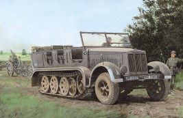 1:35 Sd.Kfz.7 8t Halftrack, Initial Production