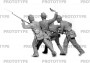 1:35 American Civil War Union Infantry Set No.2 (4 figúrky)