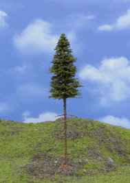 Modelárský strom – smrek s kmeňom, výška 14–15 cm
