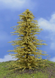 Modelárský strom – smrekovec žltý, výška 13–14 cm