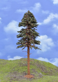 Modelárský strom – borovica s kmeňom, výška 18–20 cm