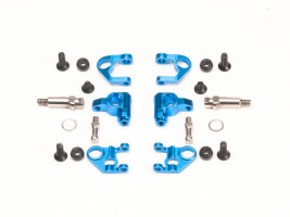 PN Racing Mini-Z MR03/PNR2.5W Double A-Arm Conversion Kit (V3 to V4) Blue