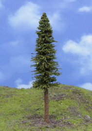 Modelárský strom – smrek s kmeňom, výška 14–15 cm