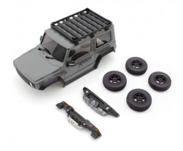 Mini-Z 4x4: Karoséria Suzuki Jimny APIO TS4 (Medium Gray)