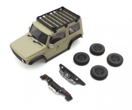 Mini-Z 4x4: Karoséria Suzuki Jimny APIO TS4 (Khaki)