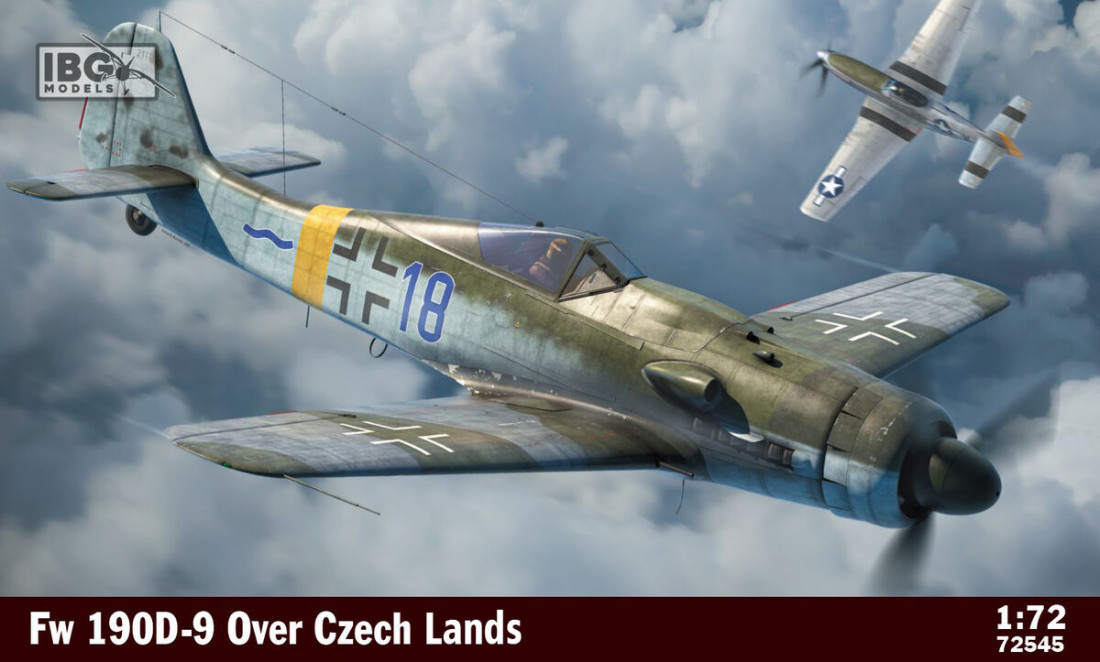Náhľad produktu - 1:72 Focke-Wulf Fw 190 D-9 „Over Czech Lands“