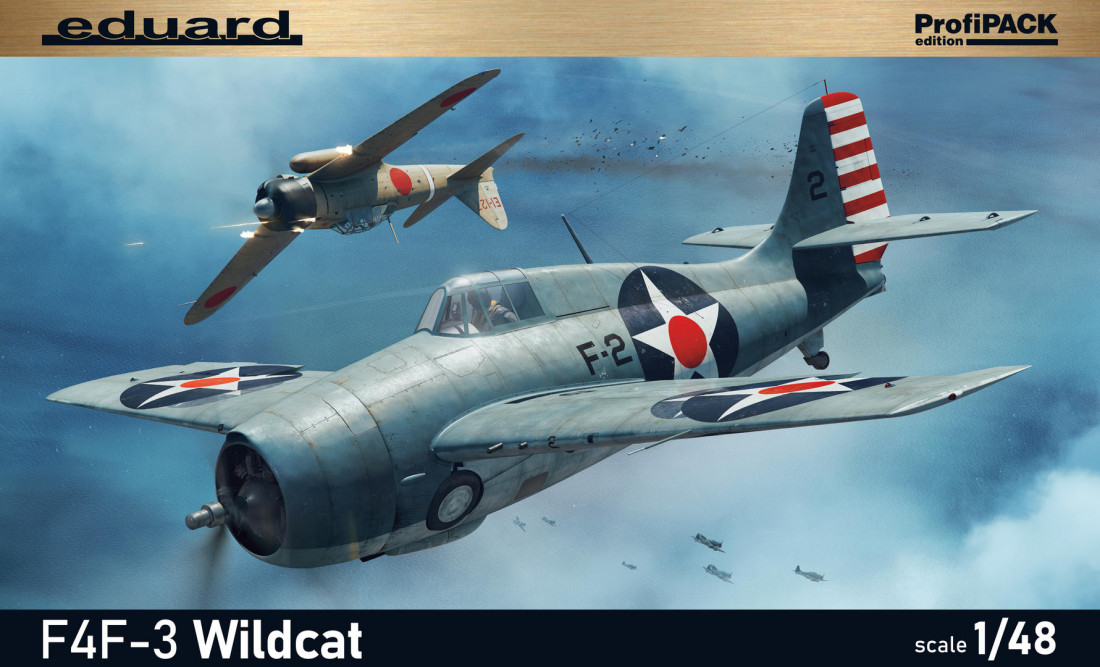 Náhľad produktu - 1:48 Grumman F4F-3 Wildcat (ProfiPACK edition)
