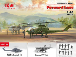 1:48 ″Forward Base″ – AH-1G, OV-10A & 10 Figures