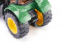 John Deere s čelním nakladačem na klády