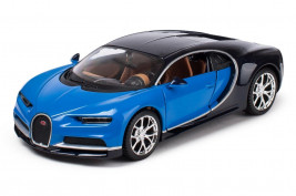 1:24 Bugatti Chiron Blue (Assembly Line)