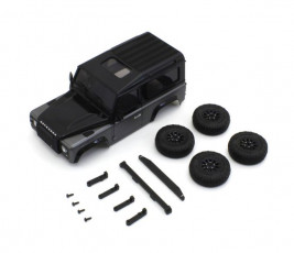 Mini-Z 4x4: Karoséria Land Rover Defender 90 (Autobiography Corris Grey / Santorini Black)