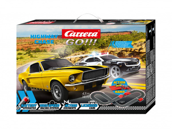 Náhľad produktu - Autodráha Carrera GO!!! – Highway Chase, dĺžka 4,3 m