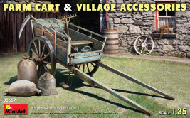 1:35 Farm Cart w/ Village Accessories