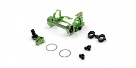 Mini-Z: MM2 hliníkový držiak motora (Green Limited)