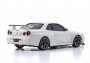 Mini-Z AWD Nissan Skyline GT-R R34 V-Spec 2 Nür White s vysielačom KT-531P