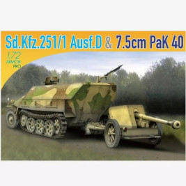 1:72 Sd.Kfz.251/1 Ausf.D & 7.5cm PaK 40