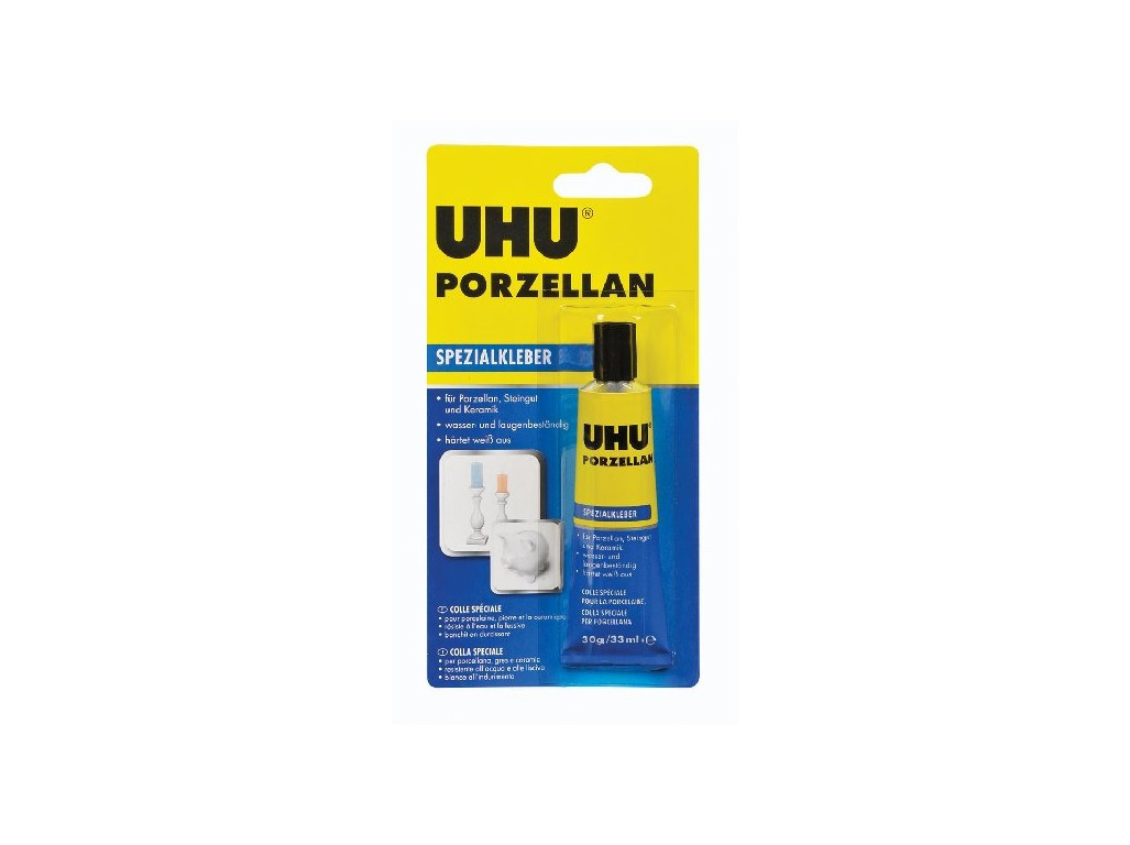 Náhľad produktu - UHU lepidlo na opravy porcelánu Porzellan 33 ml/30 g