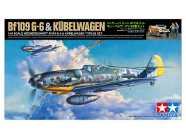 1:48 Messerschmitt Bf 109 G-6 & Kübelwagen Type 82 Set