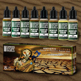 Acrylic Paint Set – Sand and Desert (8× 17 ml)