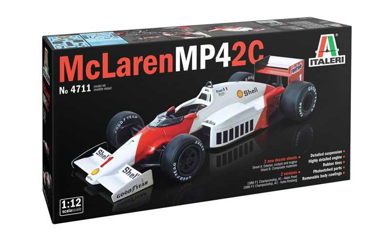 Náhľad produktu - 1:12 McLaren MP4/2C (Prost & Rosberg)