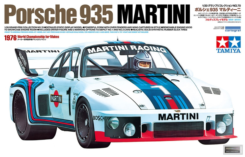 Náhľad produktu - 1:20 Porsche 935 Martini
