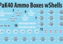 1:35 7.5cm PaK 40 Ammo Boxes w/ Shells Set 2
