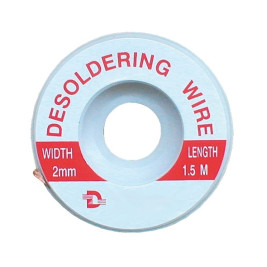 Licna na odsávanie cínovej spájky 2mm, dĺžka 1,5 m