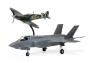 1:72 Spitfire Mk.Vc & F-35B Lightning II, Then and Now (Gift Set)