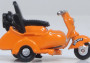 1:76 Scooter & Sidecar Orange