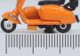 1:76 Scooter & Sidecar Orange