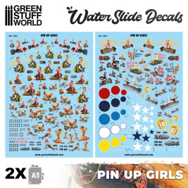 Waterslide Decals – Pin Ups