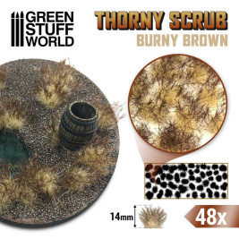 Thorny Scrubs – Burny Brown 14mm (48 ks)