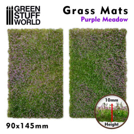 Grass Mat Cutouts – Purple Meadow 90x145 mm