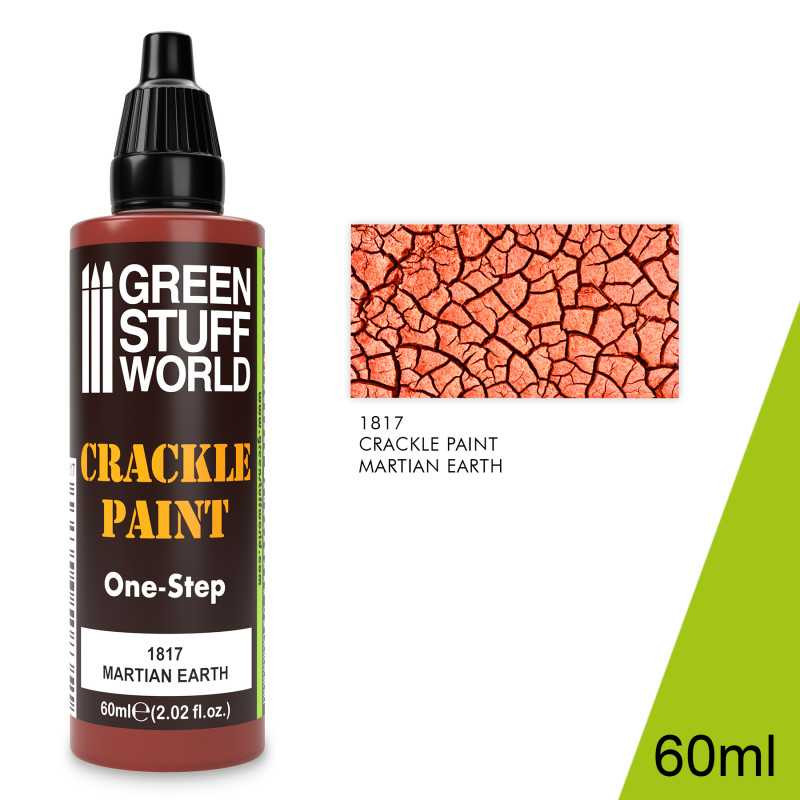 Náhľad produktu - Crackle Paint – Martian Earth (60 ml)