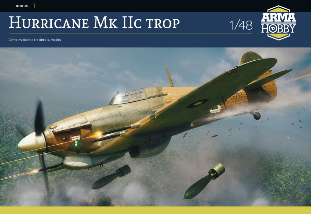 Náhľad produktu - 1:48 Hawker Hurricane Mk.IIc Trop