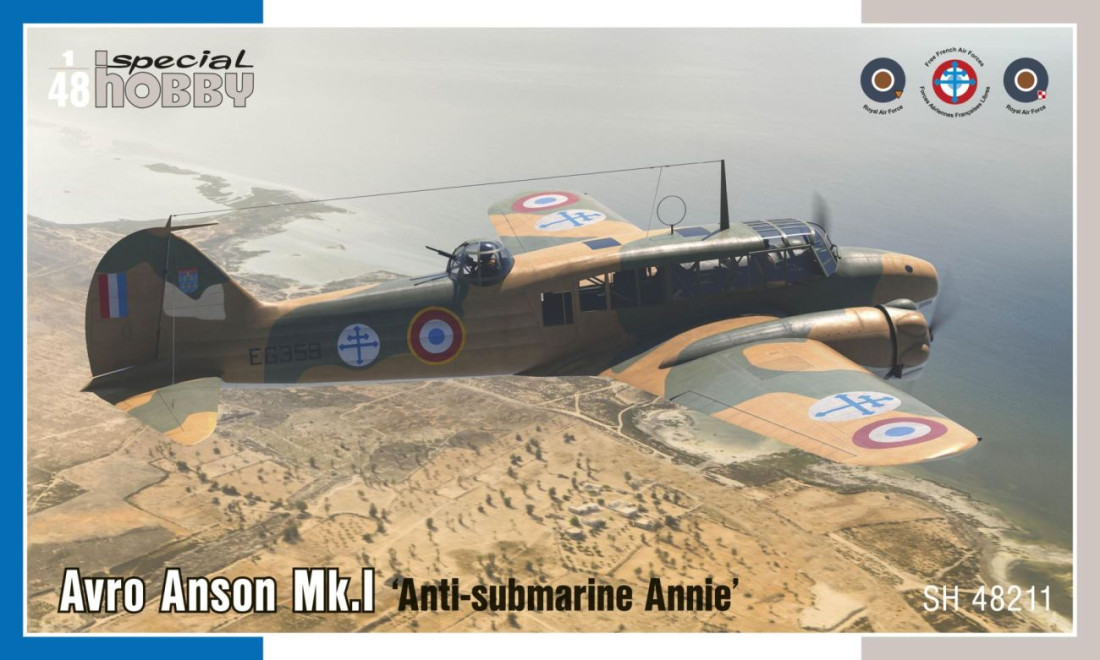 Náhľad produktu - 1:48 Avro Anson Mk.I