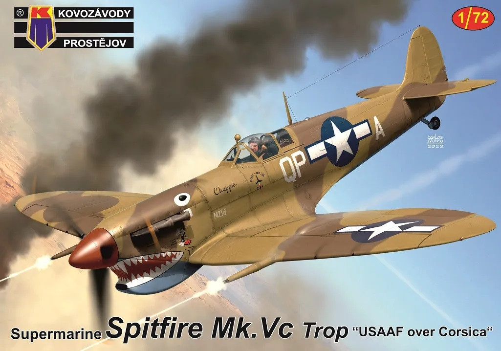 Náhľad produktu - 1:72 Supermarine Spitfire Mk.Vc Trop „USAAF over Corsica“