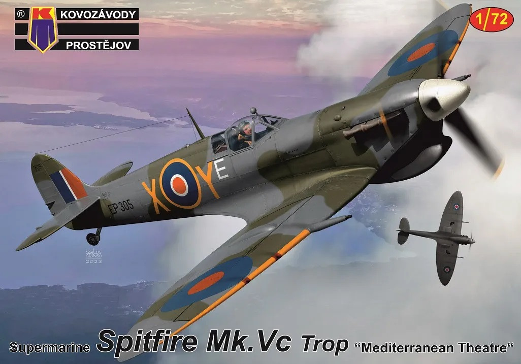 Náhľad produktu - 1:72 Supermarine Spitfire Mk.Vc Trop „Mediterranean Theatre“