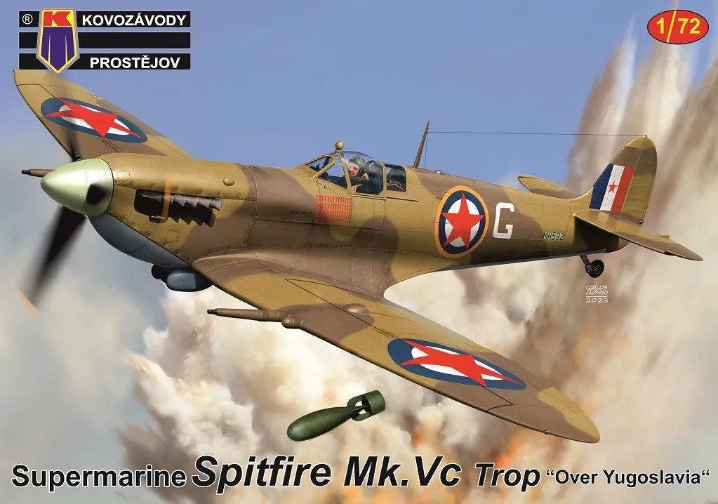 Náhľad produktu - 1:72 Supermarine Spitfire Mk.Vc Trop „Over Yugoslavia“