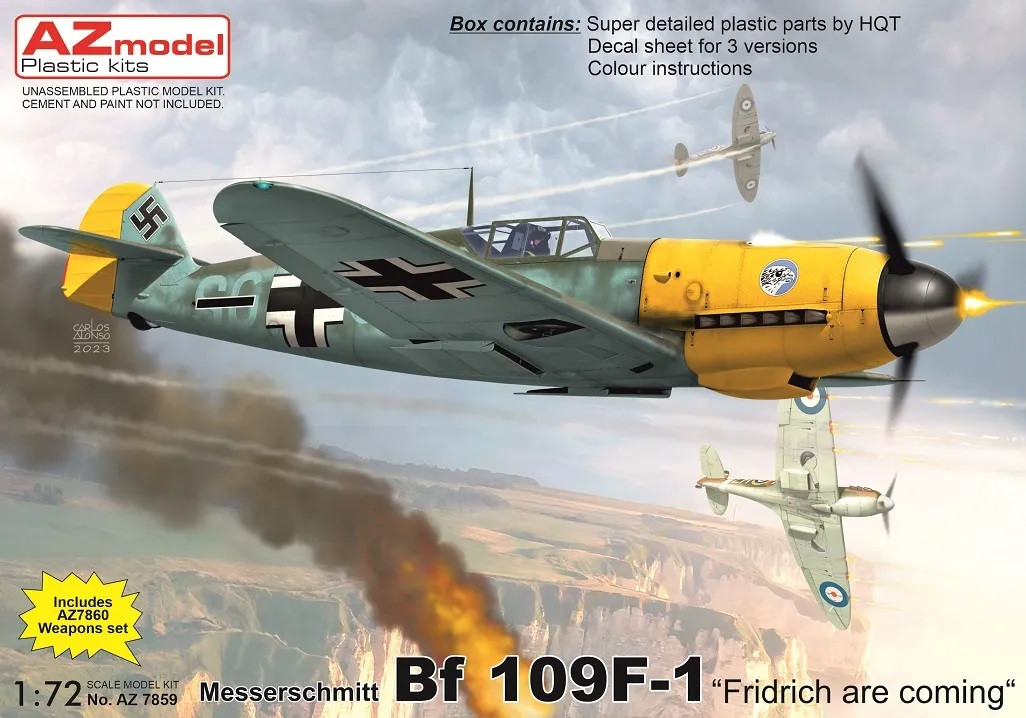 Náhľad produktu - 1:72 Messerschmitt Bf 109 F-1 „Fridrich are Coming“