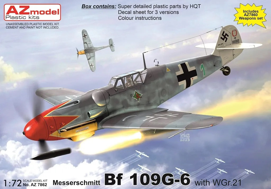 Náhľad produktu - 1:72 Messerschmitt Bf 109G-6 w/ WGr.21