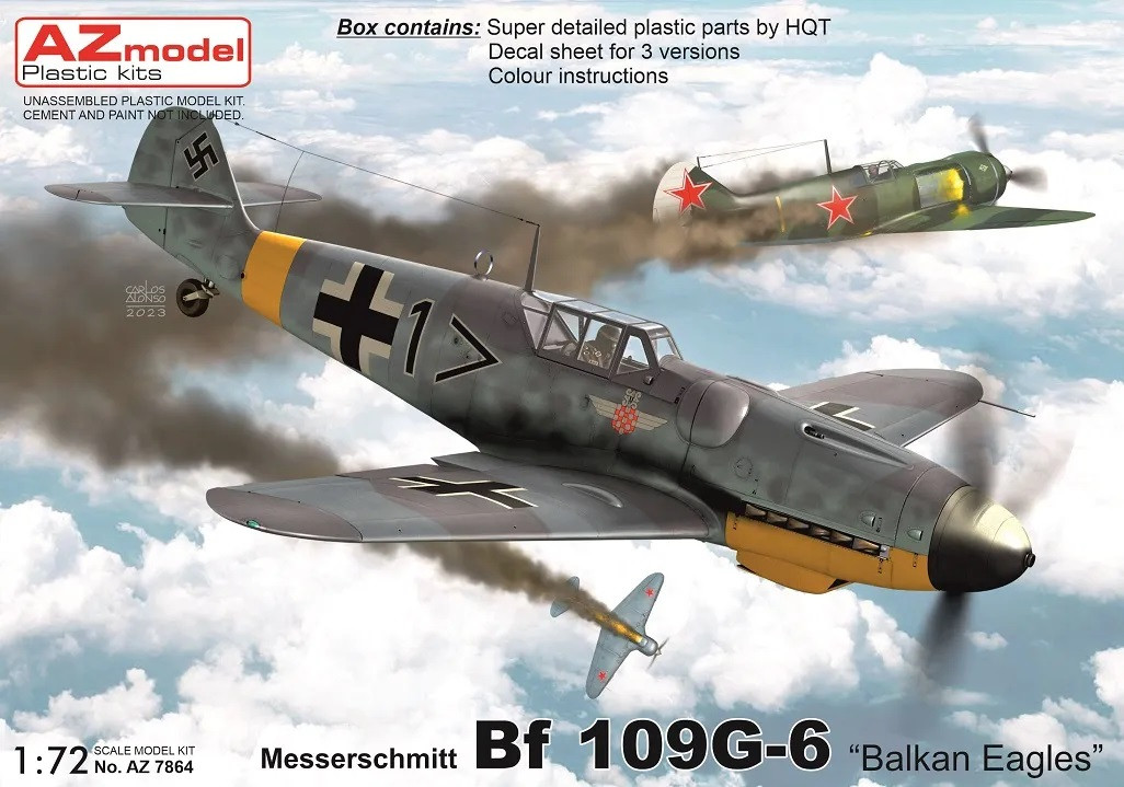 Náhľad produktu - 1:72 Messerschmitt Bf 109 G-6 „Balkan Eagles“